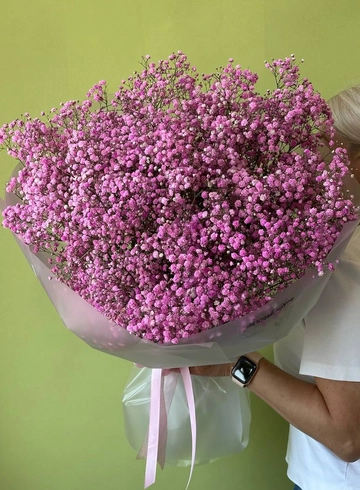Букет «25 веток гипсофилы» от интернет-магазина цветов в 