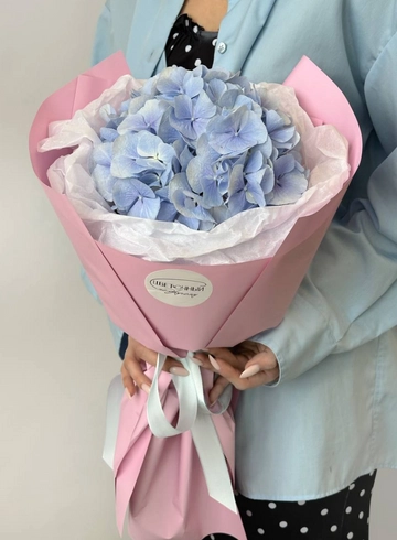 Букет &laquo;Голубая голландская гортензия&raquo; от интернет-магазина цветов в 