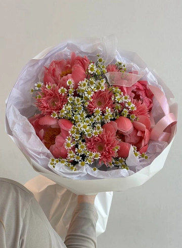 Букет «Корал шарм » от интернет-магазина цветов в 