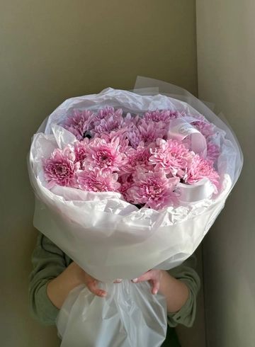 Букет « Фиолетовые хризантемы» от интернет-магазина цветов в 