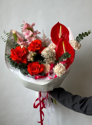 Букет «Огни Парижа» от интернет-магазина цветов в 