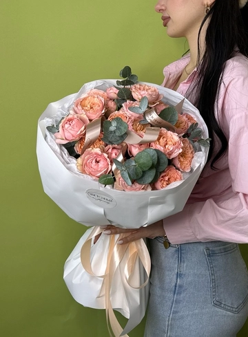 Букет «Персиковая Джульетта» от интернет-магазина цветов в 