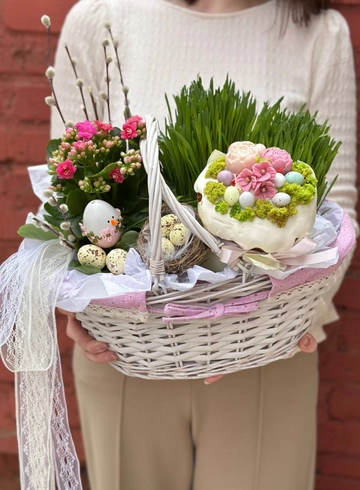 Пасхальная композиция &laquo;01&raquo; от интернет-магазина цветов в 